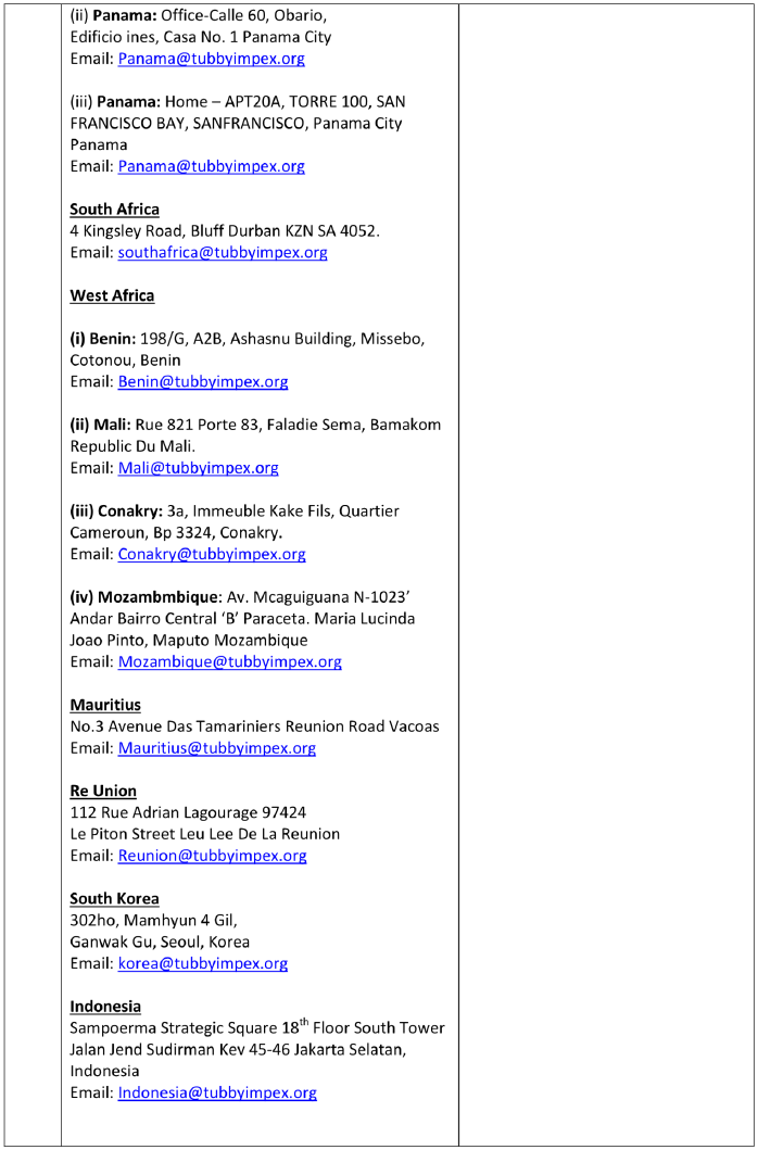 New PSIAs recognised in terms of FTP 2015-20