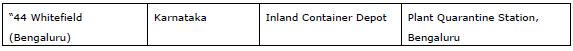 Plant Quarantine Order, 2003 amended (Fifth Amendment of 2016) Sl-05