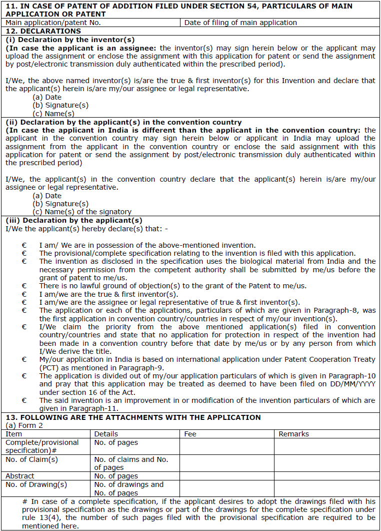 Patents Rules, 2003 amended (1st Amendment of 2016)